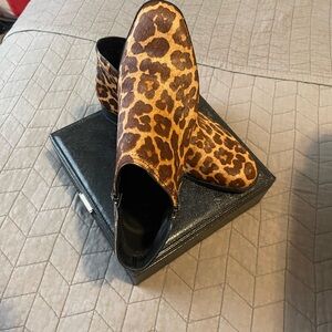 27 EDIT Animal Print Ankle Booties